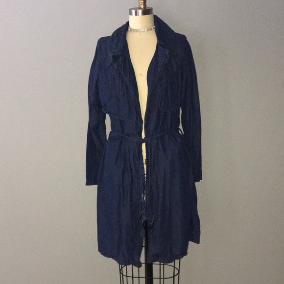 Lightweight Denim Trench - Picture 1 of 4